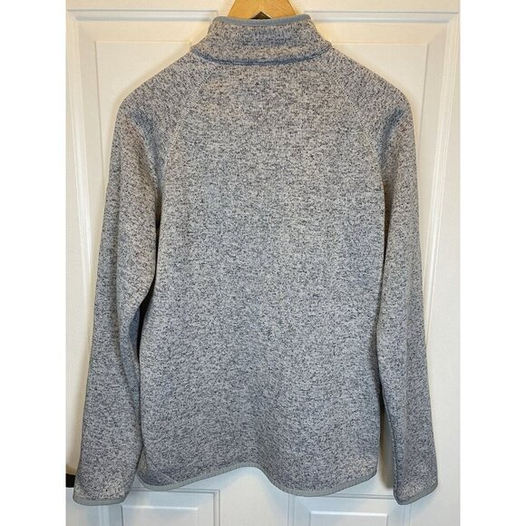 Eddie Bauer Women’s 1/4 Zip Pullover Sweater Fleece Sz M Gray EUC - Picture 3 of 16